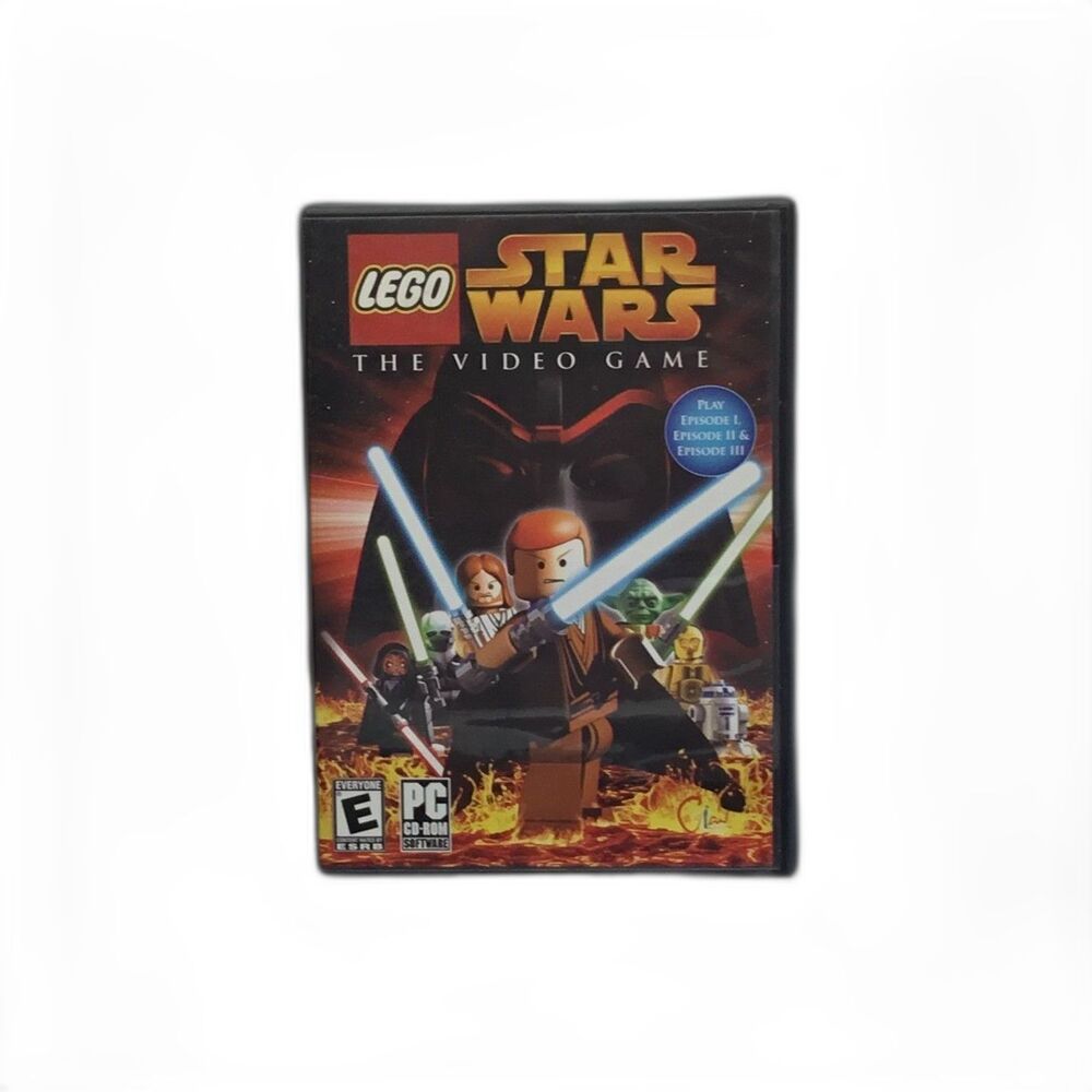 Lego Star Wars The Video Game PC CD-ROM Case Insert 2005 Vintage Retro